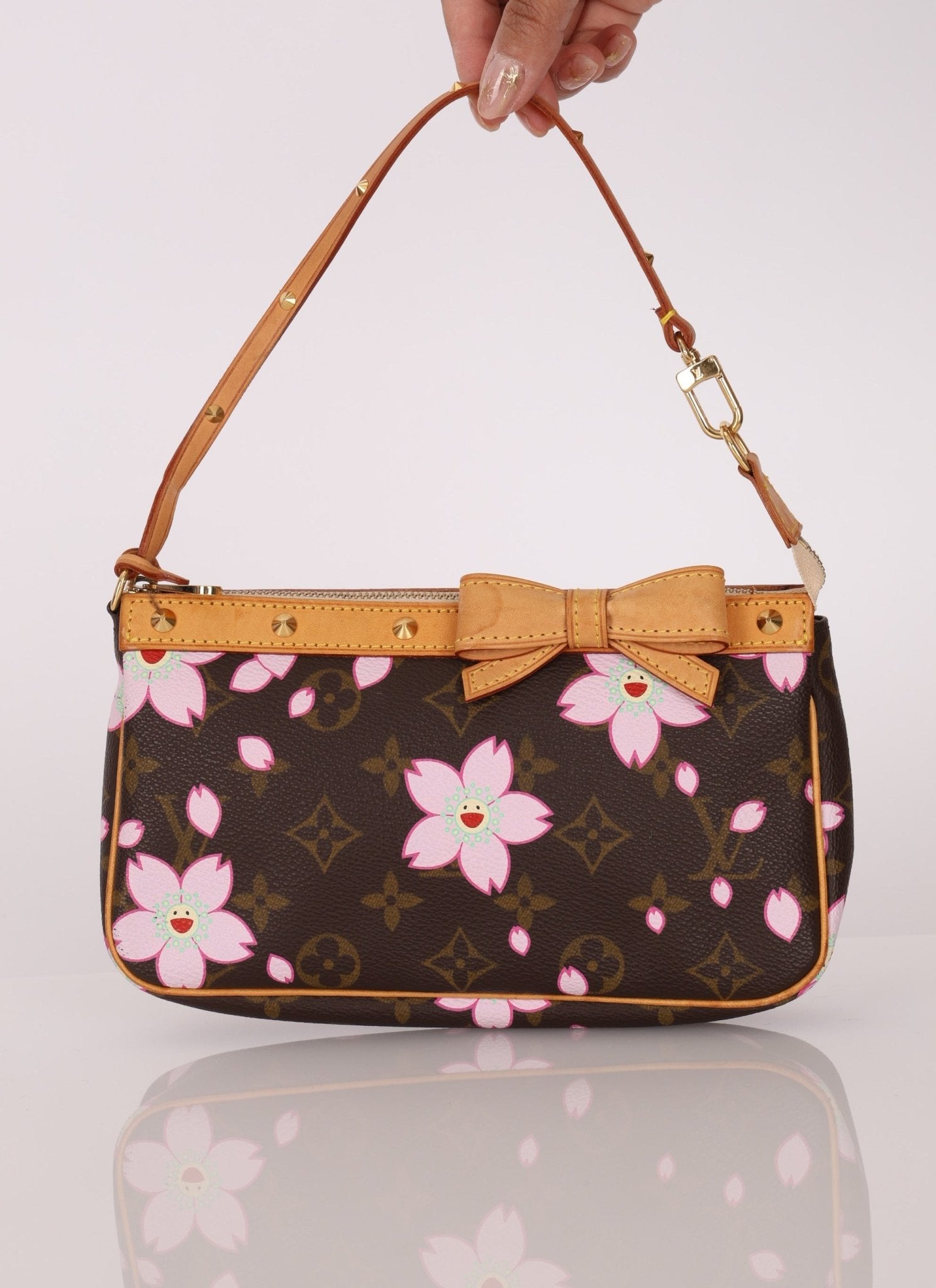 Limited Edition Louis Vuitton x Takashi Murakami Cherry Blossom Pochette - FashioNica