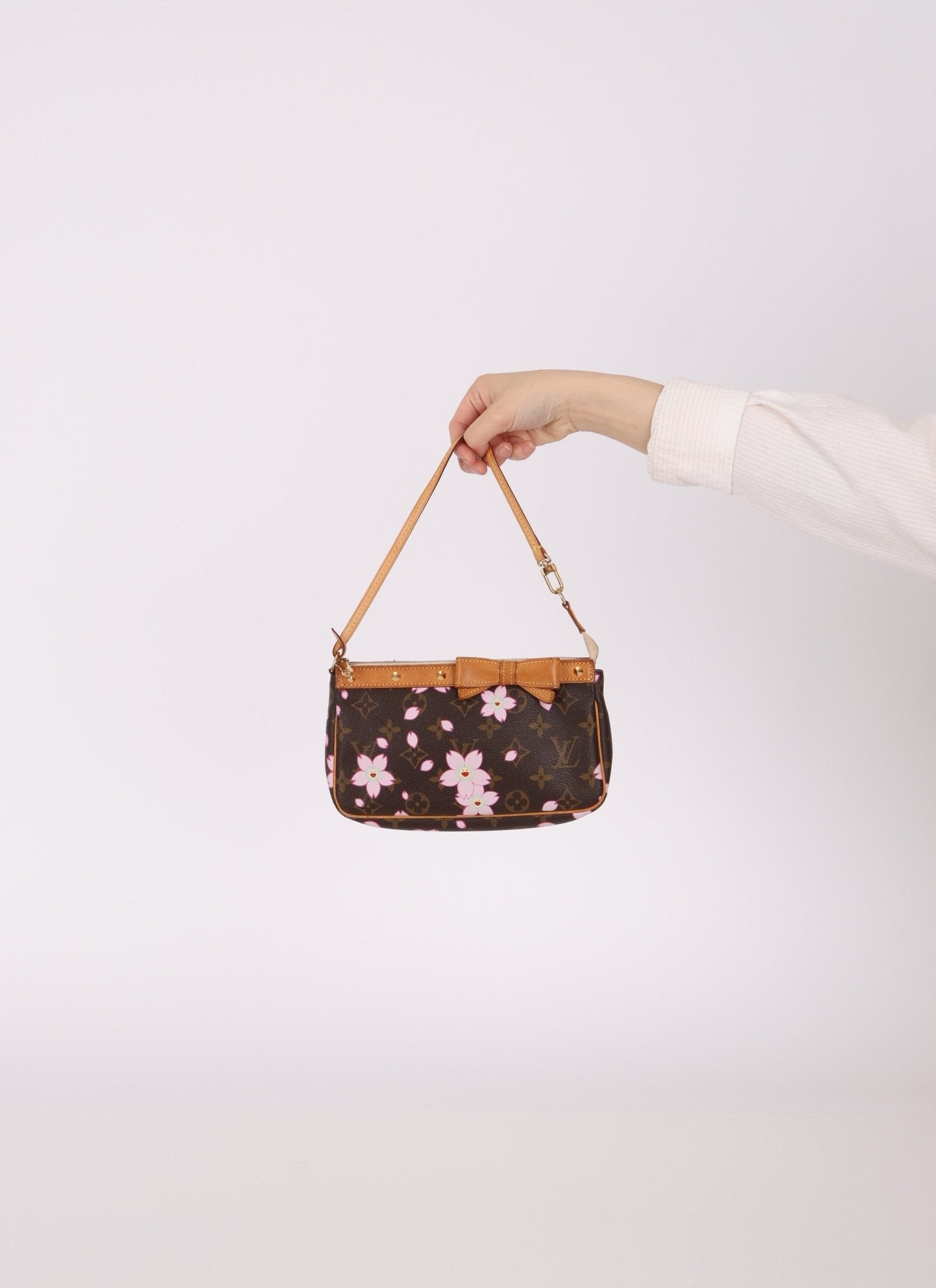 Limited Edition Louis Vuitton x Takashi Murakami Cherry Blossom Pochette - FashioNica