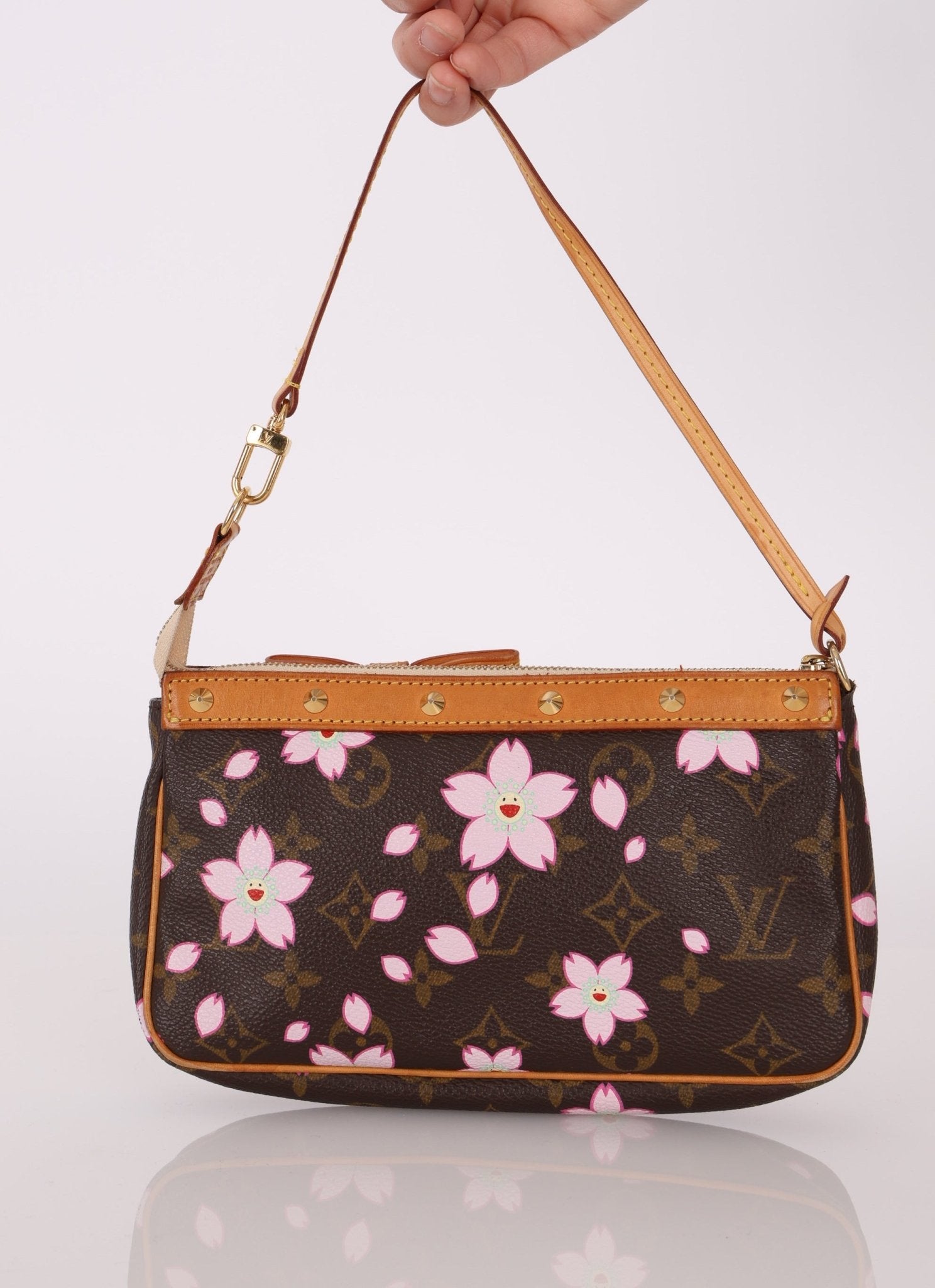 Limited Edition Louis Vuitton x Takashi Murakami Cherry Blossom Pochette - FashioNica
