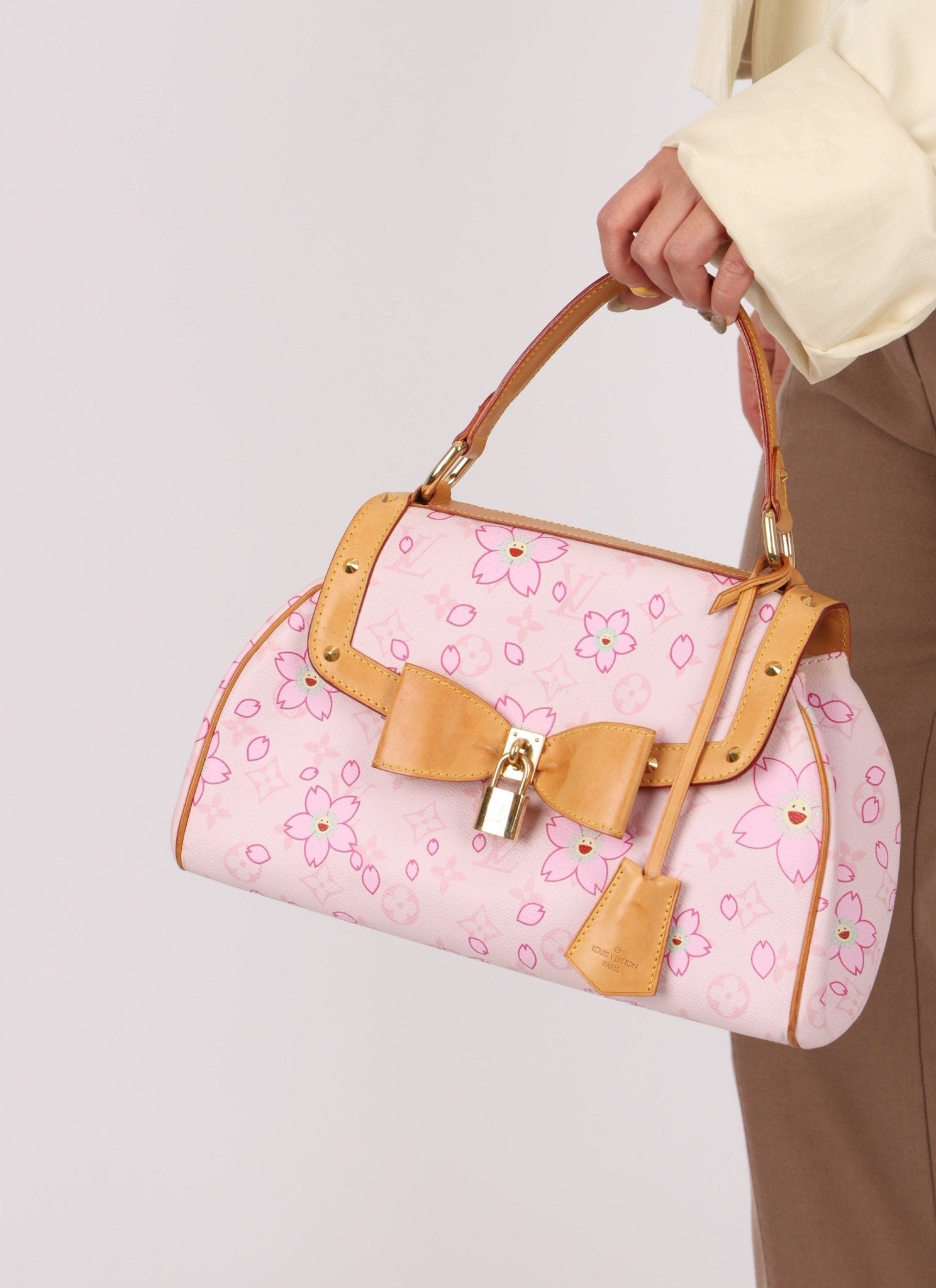 Limited Edition Louis Vuitton x Takashi Murakami Cherry Blossom Sac Retro PM - FashioNica