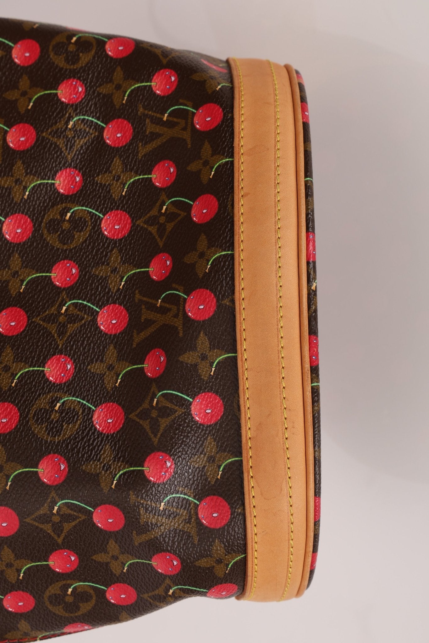 Limited Edition Louis Vuitton x Takashi Murakami Cherry Bucket Bag - FashioNica