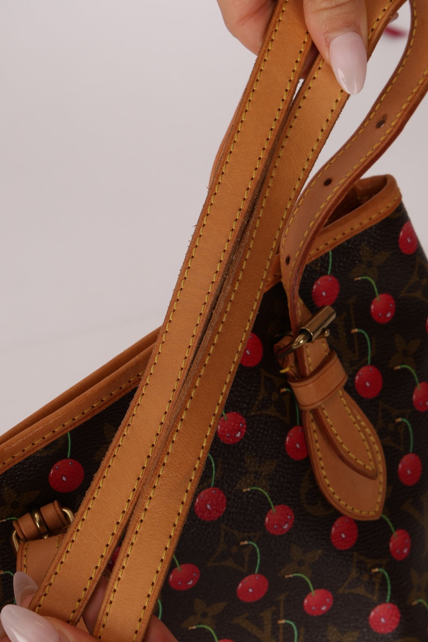 Limited Edition Louis Vuitton x Takashi Murakami Cherry Bucket Bag - FashioNica