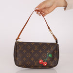 Limited Edition Louis Vuitton x Takashi Murakami Cherry Monogram Pochette - FashioNica