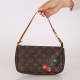 Limited Edition Louis Vuitton x Takashi Murakami Cherry Monogram Pochette - FashioNica