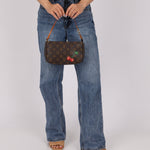 Limited Edition Louis Vuitton x Takashi Murakami Cherry Monogram Pochette - FashioNica