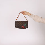 Limited Edition Louis Vuitton x Takashi Murakami Cherry Monogram Pochette - FashioNica