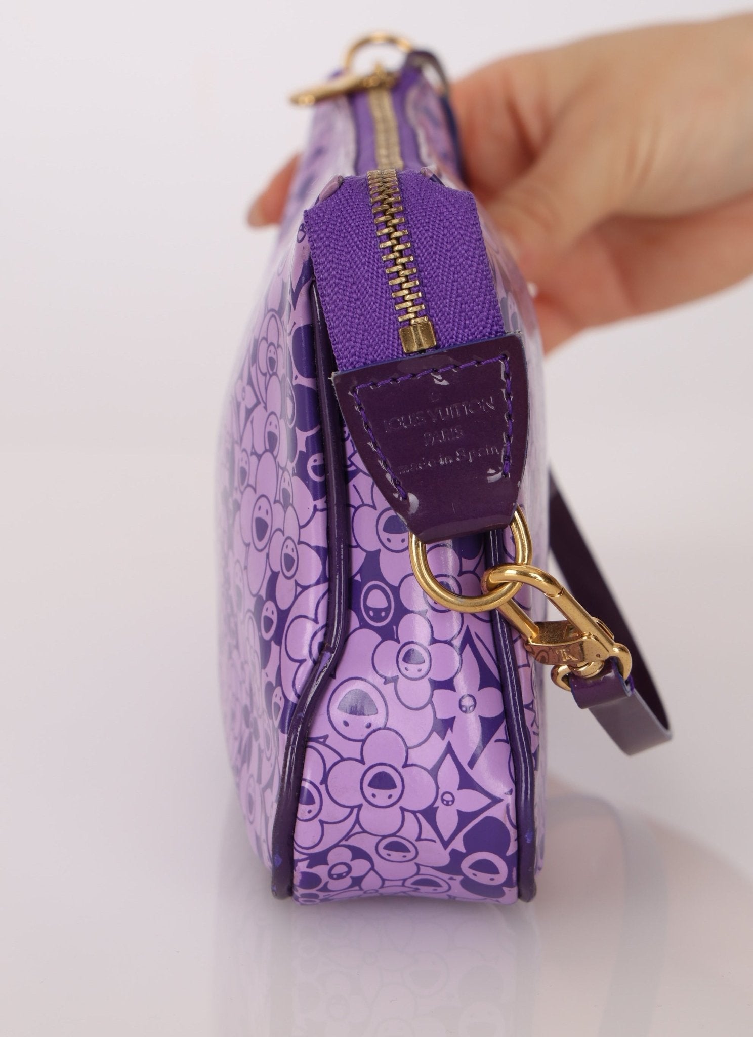 Limited Edition Louis Vuitton x Takashi Murakami Cosmic Blossom Pochette - FashioNica