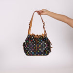 Limited Edition Louis Vuitton x Takashi Murakami Monogram Black Multicolor Petit Noe - FashioNica