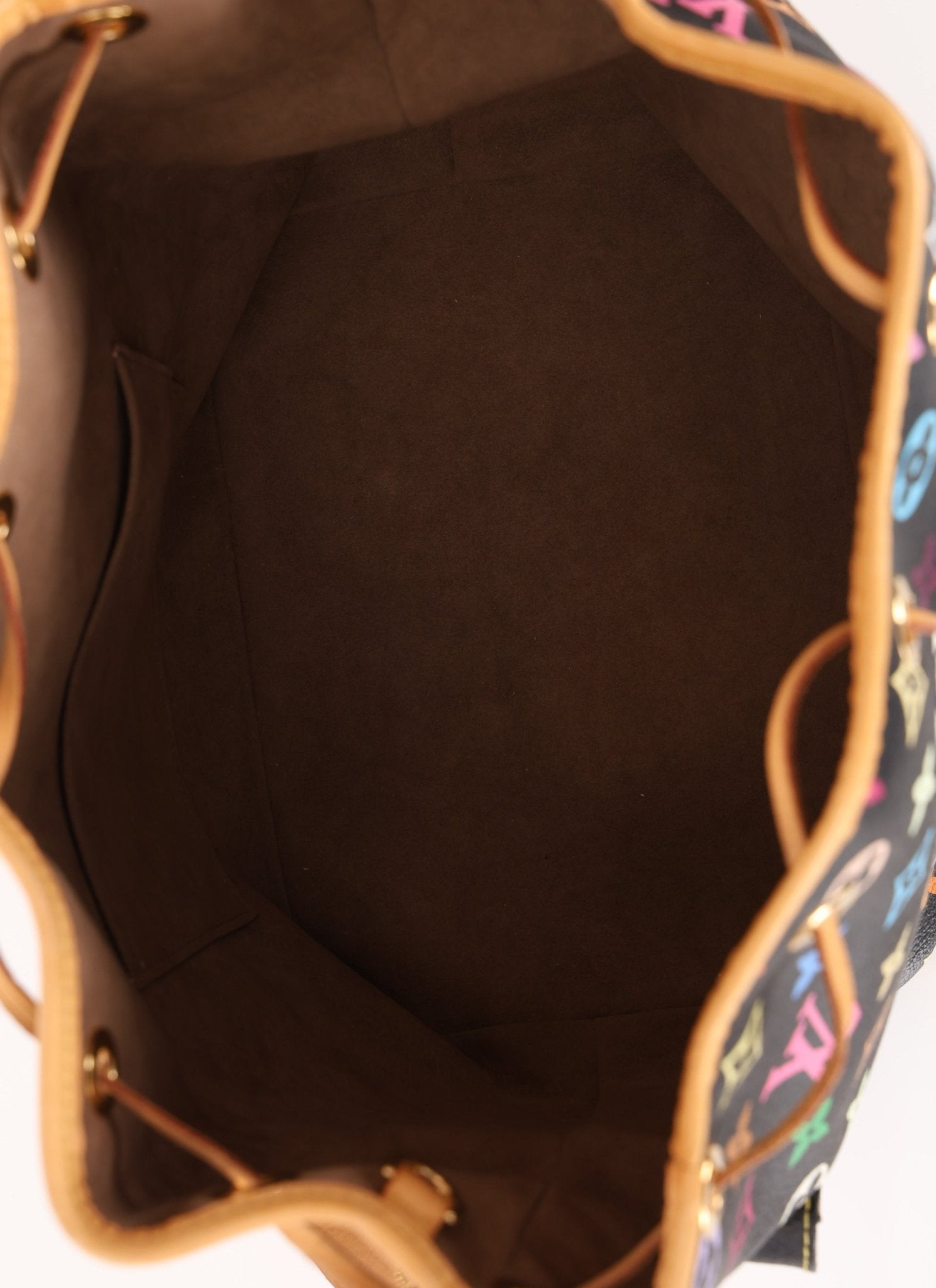 Limited Edition Louis Vuitton x Takashi Murakami Monogram Black Multicolor Petit Noe - FashioNica