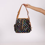 Limited Edition Louis Vuitton x Takashi Murakami Monogram Black Multicolor Petit Noe - FashioNica