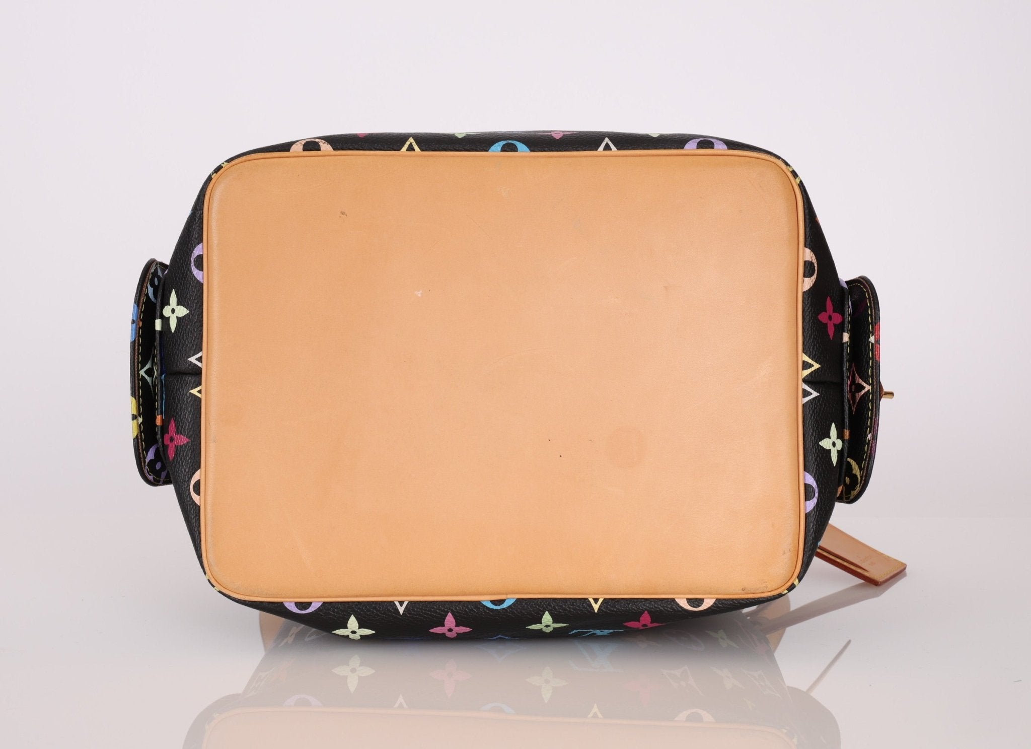 Limited Edition Louis Vuitton x Takashi Murakami Monogram Black Multicolor Petit Noe - FashioNica