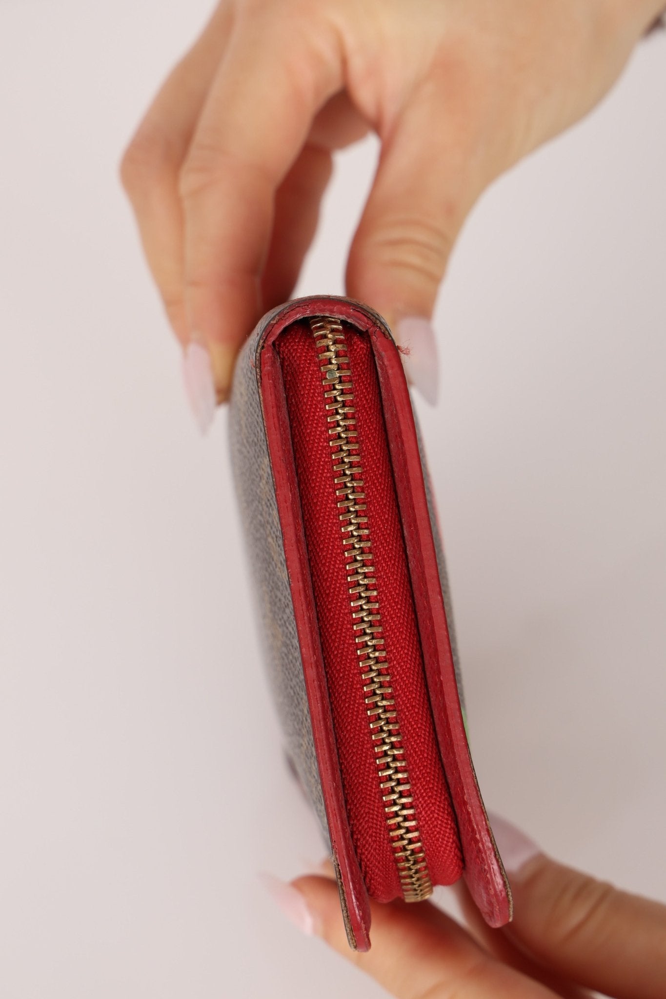 Limited Edition Louis Vuitton x Takashi Murakami Monogram Cerises Zippy Wallet - FashioNica