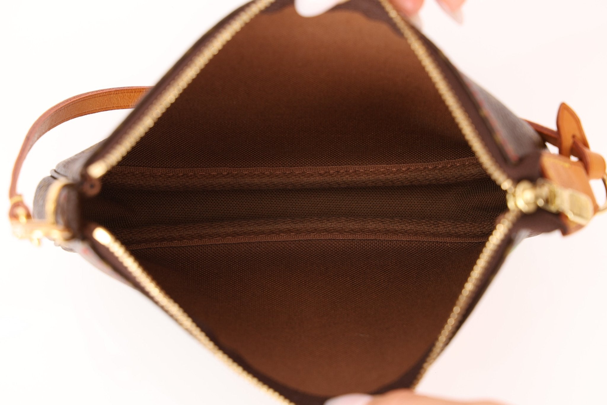 Limited Edition Louis Vuitton x Takashi Murakami Monogram Cherry Mini Pochette - FashioNica