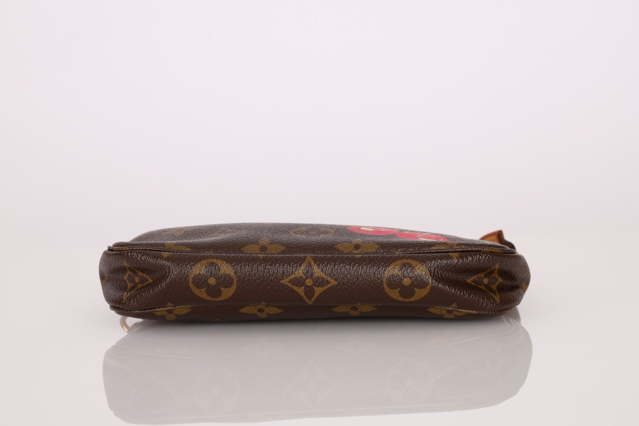 Limited Edition Louis Vuitton x Takashi Murakami Monogram Cherry Mini Pochette - FashioNica