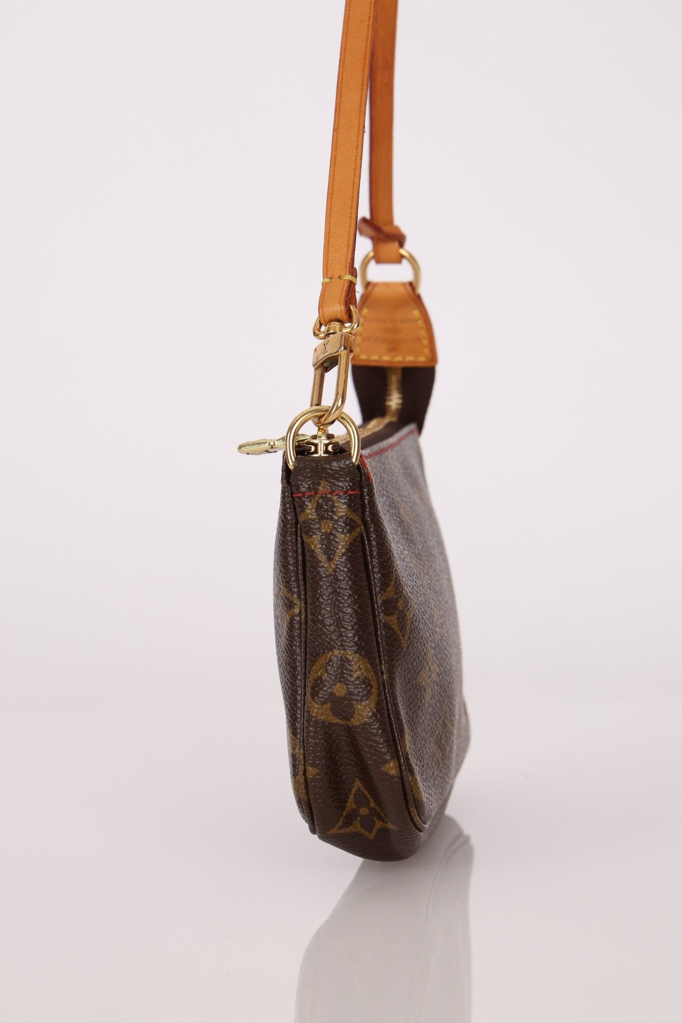 Limited Edition Louis Vuitton x Takashi Murakami Monogram Cherry Mini Pochette - FashioNica