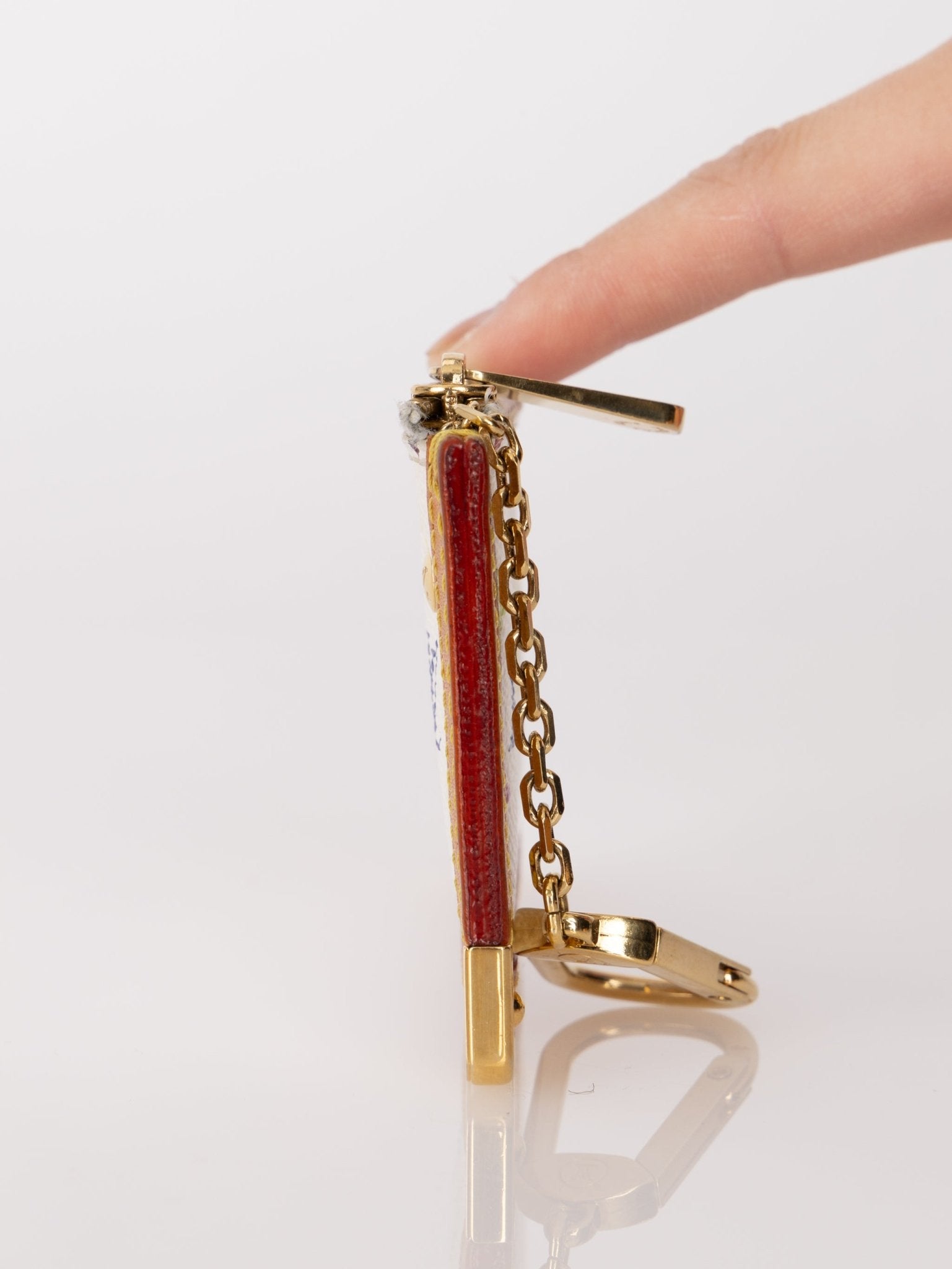 Limited Edition Louis Vuitton x Takashi Murakami Monogram Multicolor Blanc Key Pouch - FashioNica