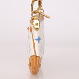 Limited Edition Louis Vuitton x Takashi Murakami Monogram Multicolor Blanc Milla Pochette MM - FashioNica