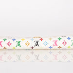 Limited Edition Louis Vuitton x Takashi Murakami Monogram Multicolor Blanc Sarah Wallet - FashioNica