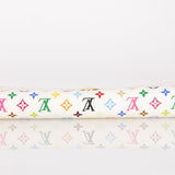 Limited Edition Louis Vuitton x Takashi Murakami Monogram Multicolor Blanc Sarah Wallet - FashioNica