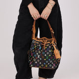 Limited Edition Louis Vuitton x Takashi Murakami Monogram Multicolor Noir Petit Noe - FashioNica