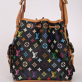 Limited Edition Louis Vuitton x Takashi Murakami Monogram Multicolor Noir Petit Noe - FashioNica