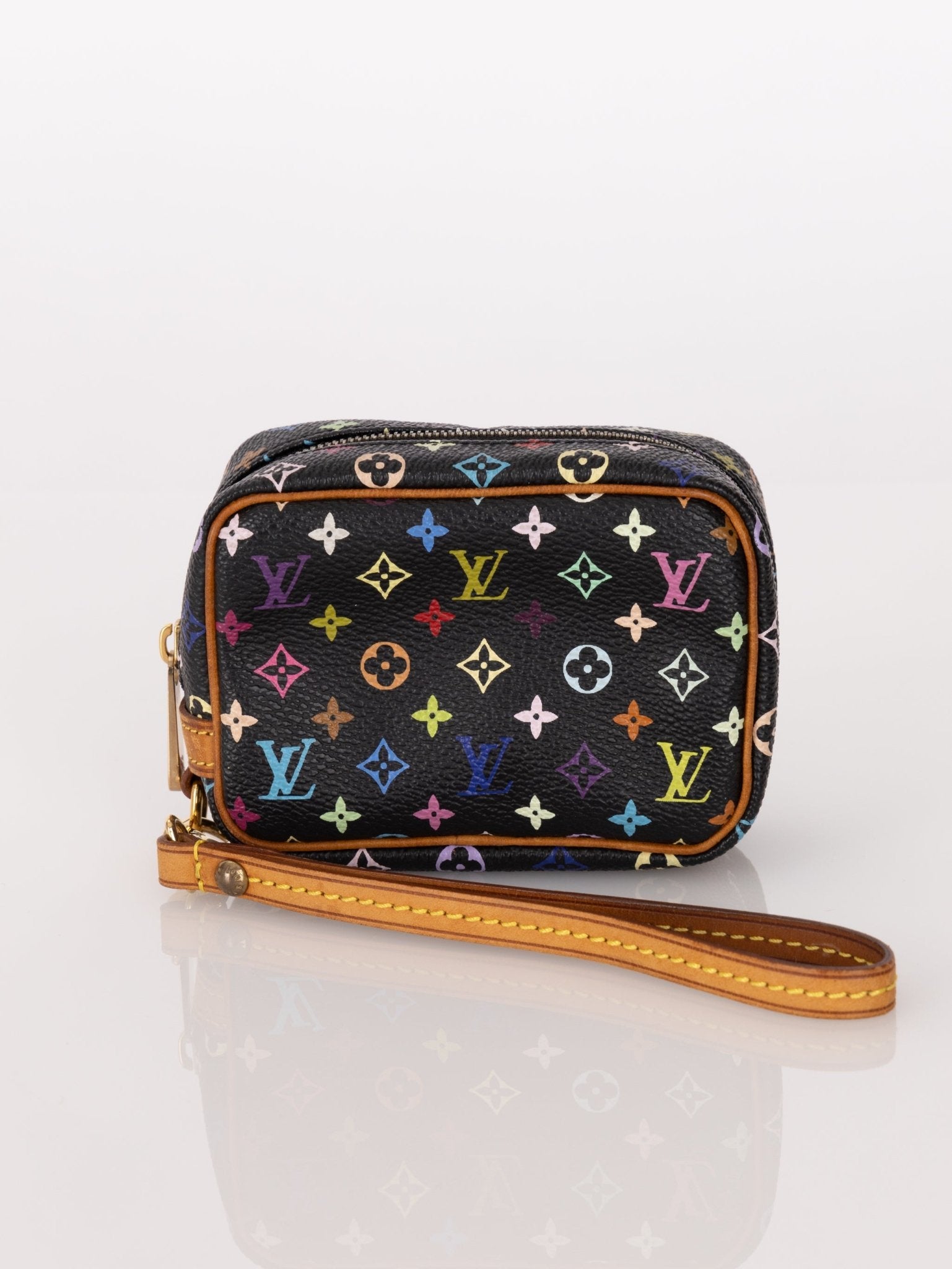Limited Edition Louis Vuitton x Takashi Murakami Monogram Multicolor Noir Wapity - FashioNica