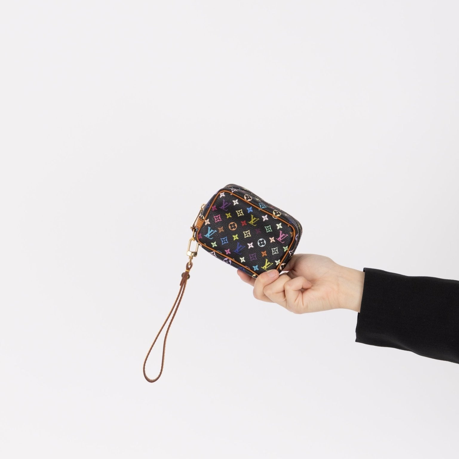 Limited Edition Louis Vuitton x Takashi Murakami Monogram Multicolor Noir Wapity - FashioNica