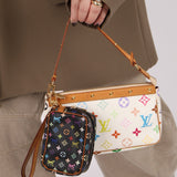 Limited Edition Louis Vuitton x Takashi Murakami Monogram Multicolor Noir Wapity - FashioNica