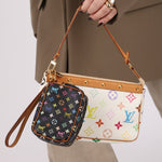 Limited Edition Louis Vuitton x Takashi Murakami Monogram Multicolor Noir Wapity - FashioNica