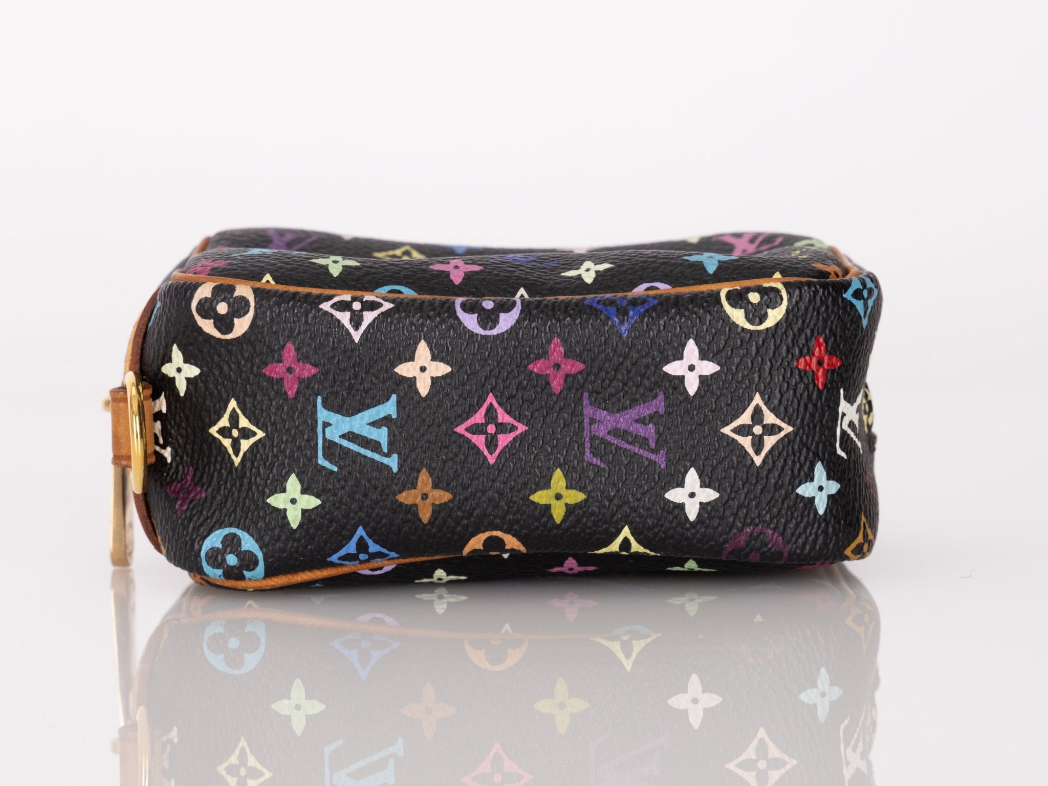 Limited Edition Louis Vuitton x Takashi Murakami Monogram Multicolor Noir Wapity - FashioNica