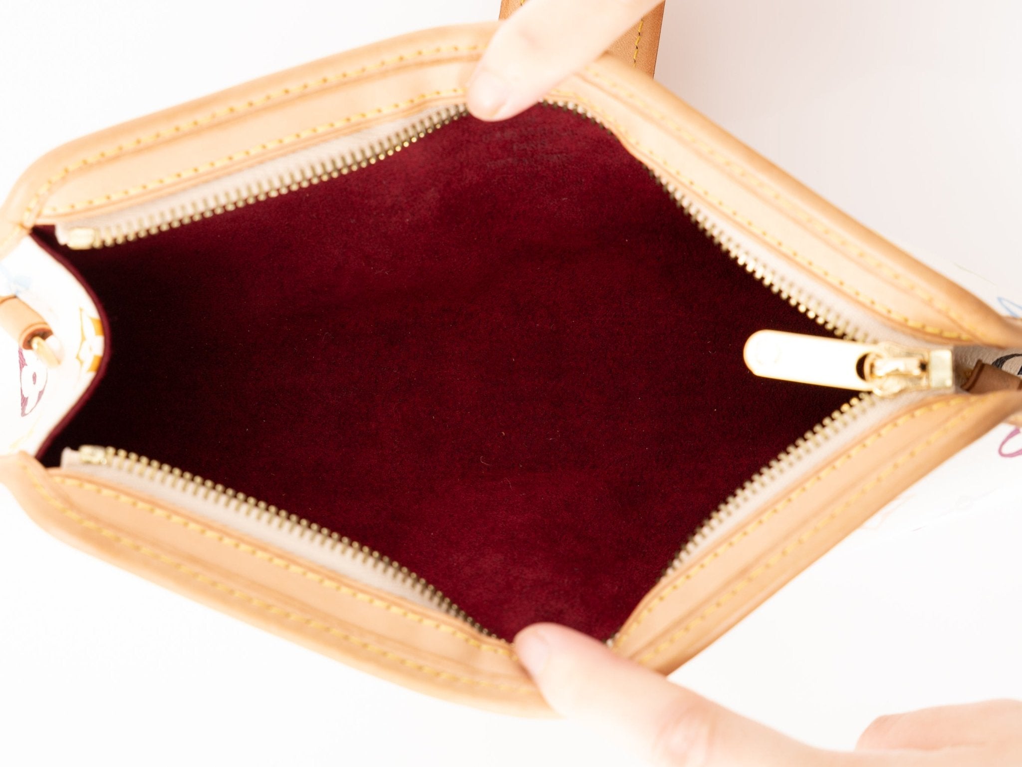 Limited Edition Louis Vuitton x Takashi Murakami Monogram Multicolor Shirley Pochette - FashioNica