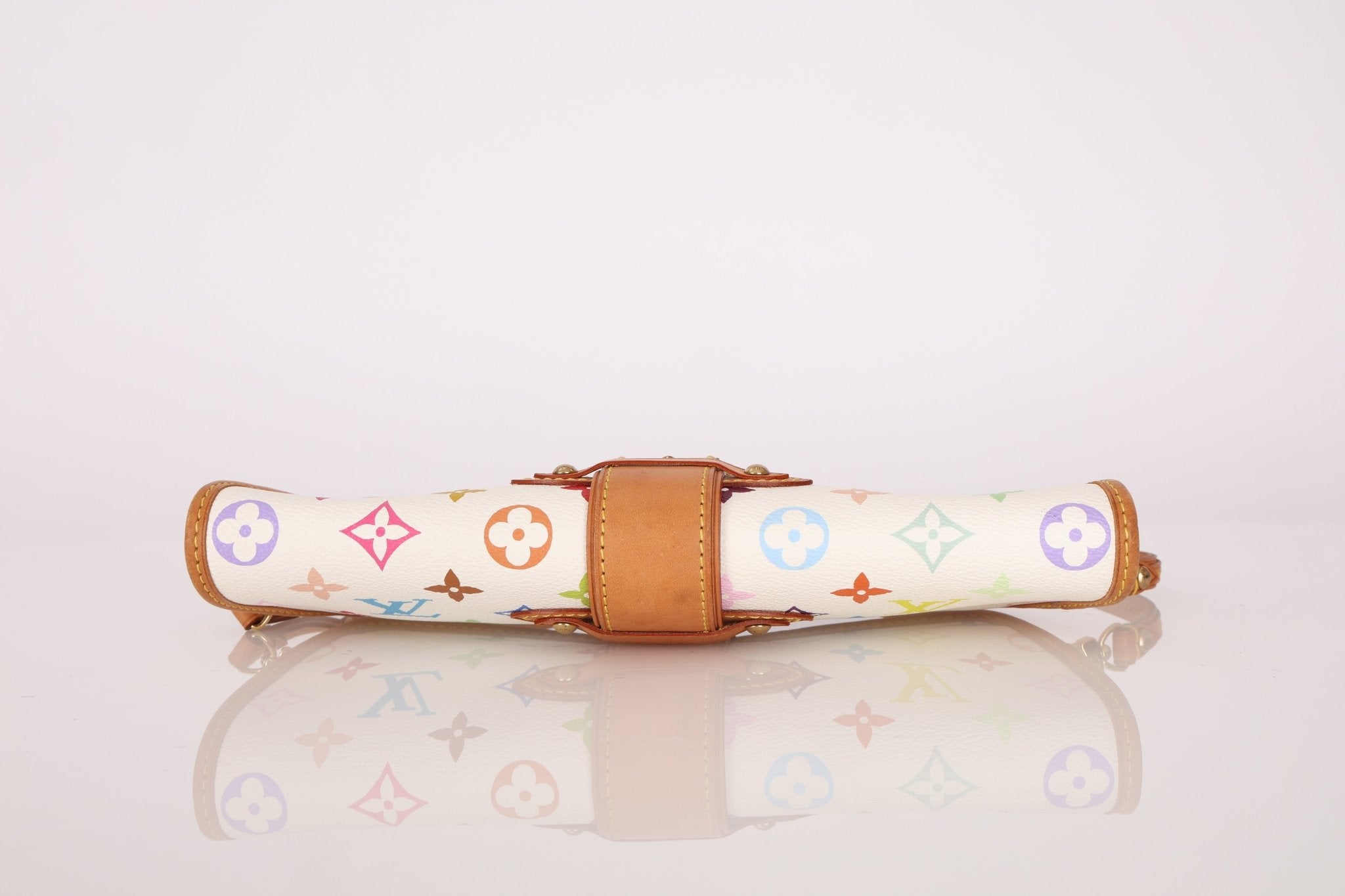 Limited Edition Louis Vuitton x Takashi Murakami Monogram Multicolor Shirley Pochette - FashioNica