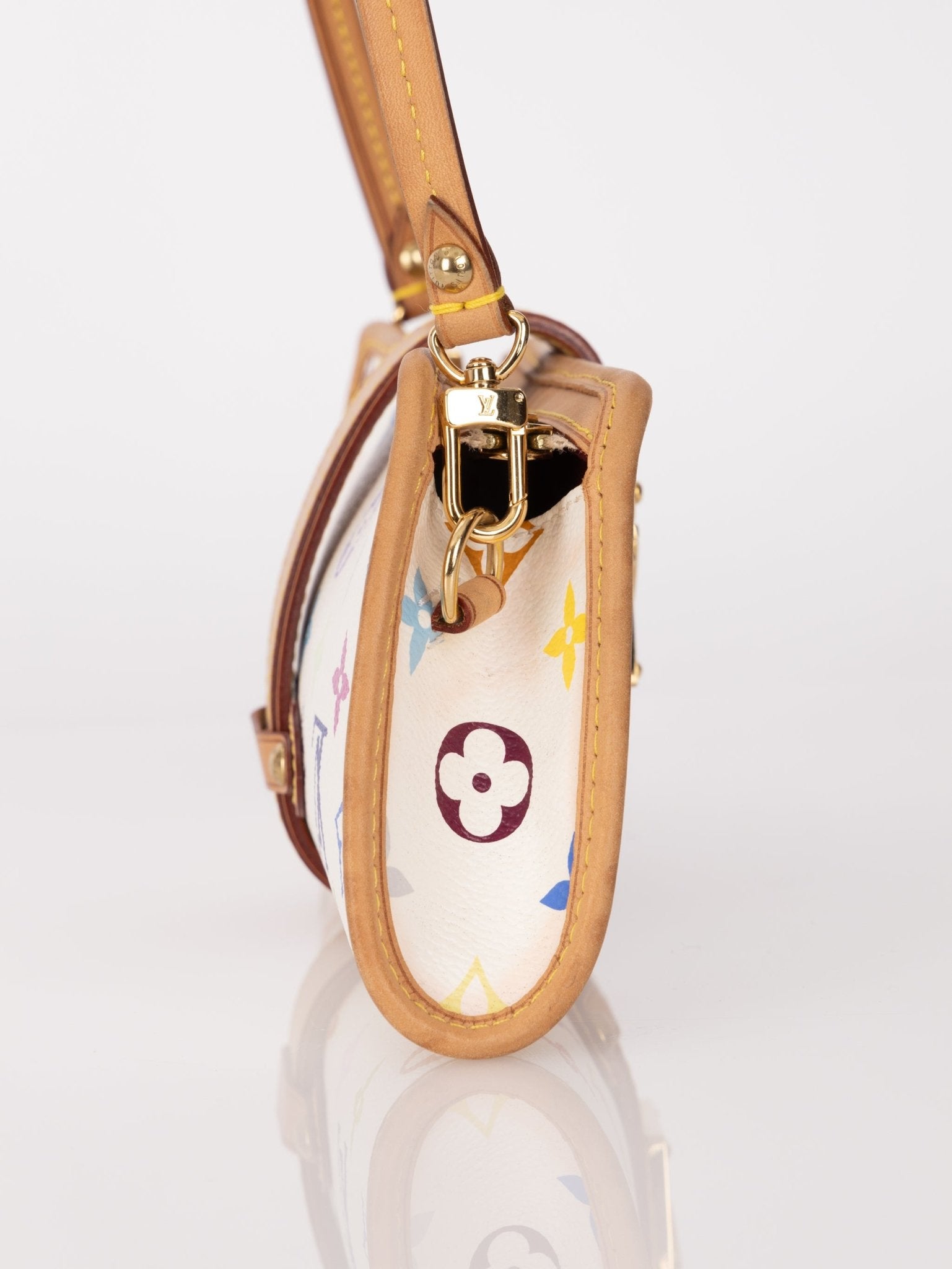 Limited Edition Louis Vuitton x Takashi Murakami Monogram Multicolor Shirley Pochette - FashioNica