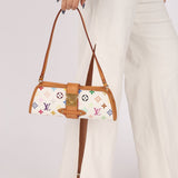 Limited Edition Louis Vuitton x Takashi Murakami Monogram Multicolor Shirley Pochette - FashioNica