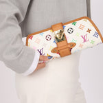 Limited Edition Louis Vuitton x Takashi Murakami Monogram Multicolor Shirley Pochette - FashioNica