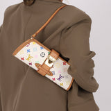 Limited Edition Louis Vuitton x Takashi Murakami Monogram Multicolor Shirley Pochette - FashioNica