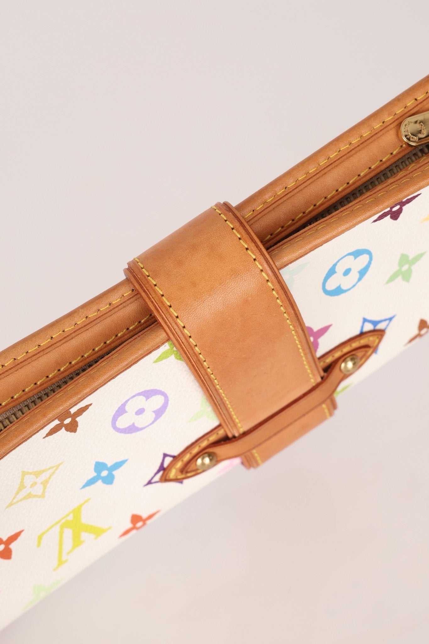 Limited Edition Louis Vuitton x Takashi Murakami Monogram Multicolor Shirley Pochette - FashioNica