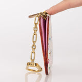 Limited Edition Louis Vuitton x Takashi Murakami Multicolor Blanc Cardholder Key Pouch - FashioNica