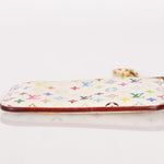 Limited Edition Louis Vuitton x Takashi Murakami Multicolor Blanc Cardholder Key Pouch - FashioNica