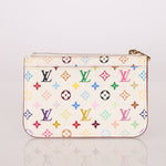 Limited Edition Louis Vuitton x Takashi Murakami Multicolor Blanc Key Pouch - FashioNica