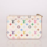 Limited Edition Louis Vuitton x Takashi Murakami Multicolor Blanc Key Pouch - FashioNica