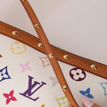 Limited Edition Louis Vuitton x Takashi Murakami Multicolor Blanc Pochette - FashioNica