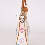 Limited Edition Louis Vuitton x Takashi Murakami Multicolor Blanc Pochette - FashioNica