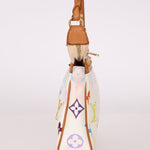 Limited Edition Louis Vuitton x Takashi Murakami Multicolor Blanc Pochette - FashioNica