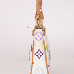 Limited Edition Louis Vuitton x Takashi Murakami Multicolor Blanc Pochette - FashioNica