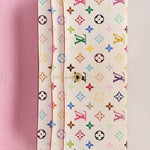 Limited Edition Louis Vuitton x Takashi Murakami Multicolor Blanc Sarah Wallet - FashioNica