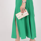 Limited Edition Louis Vuitton x Takashi Murakami Multicolor Blanc Sarah Wallet - FashioNica