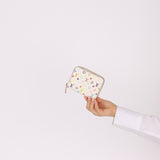 Limited Edition Louis Vuitton x Takashi Murakami Multicolor Blanc Zip Card Holder - FashioNica