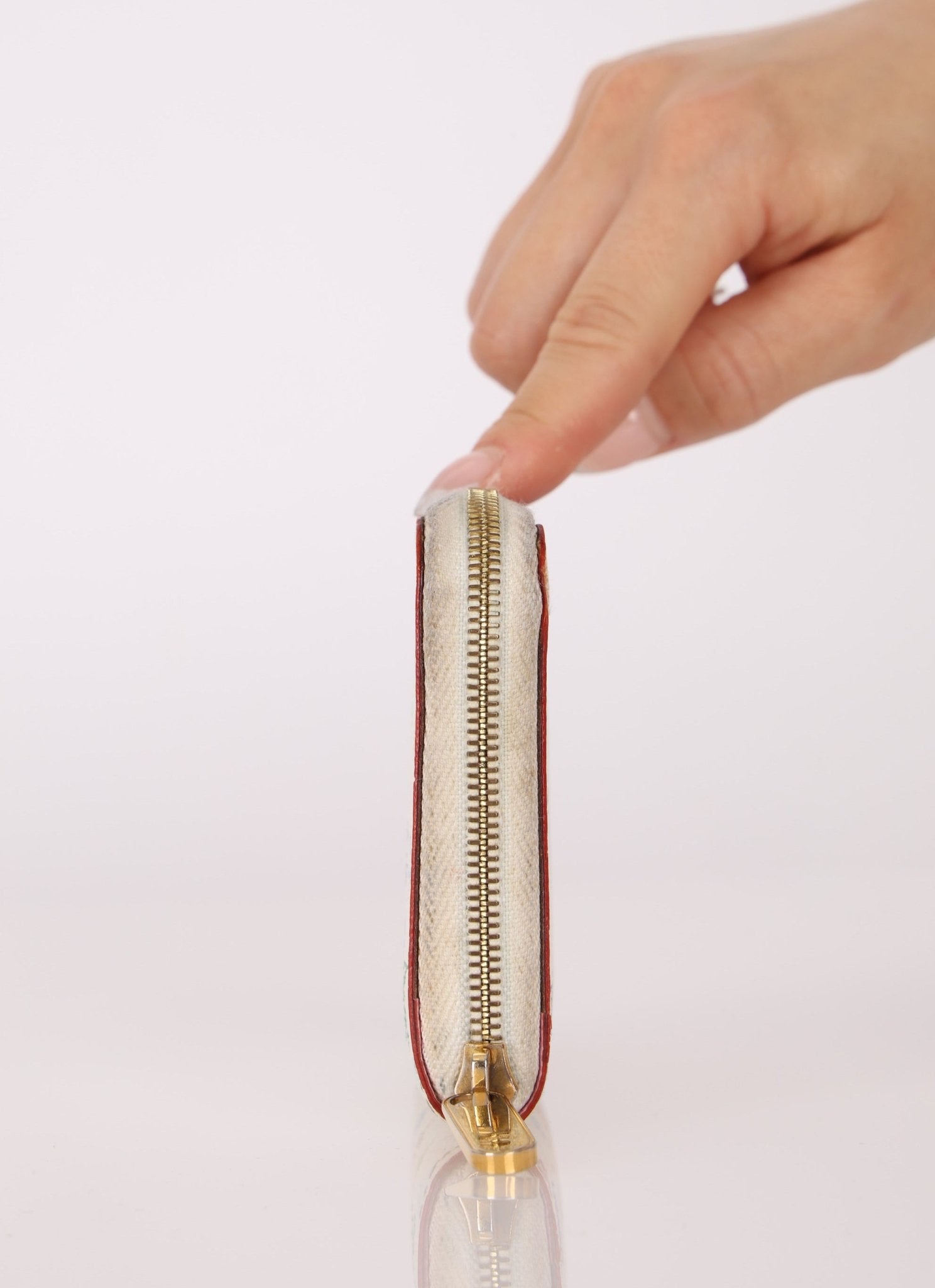 Limited Edition Louis Vuitton x Takashi Murakami Multicolor Blanc Zip Card Holder - FashioNica