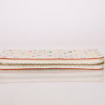 Limited Edition Louis Vuitton x Takashi Murakami Multicolor Blanc Zippy Wallet - FashioNica